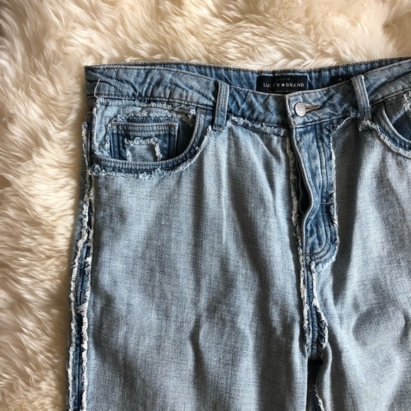 Lucky Brand The High Rise Tomboy Raw Hem Jeans 32 - Picture 4 of 10